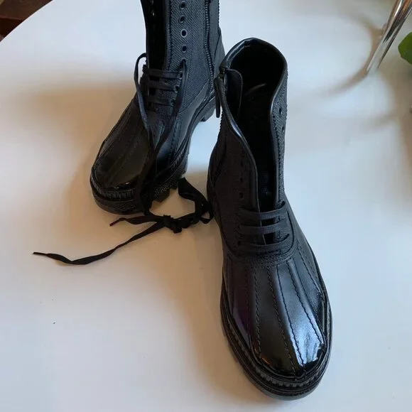 Jimmy Choo Oskar Ankle Boots In Black sz 40.5 - Picture 2 of 6